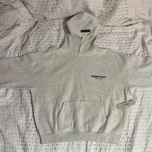 Essentials Heather Gray Hoodie